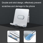 Supporto da parete in alluminio per smartphone e tablet