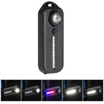 Fanale posteriore per bicicletta di tipo C ricaricabile per esterni con clip per penna, W677