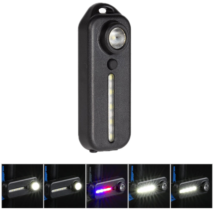 Fanale posteriore per bicicletta di tipo C ricaricabile per esterni con clip per penna, W677