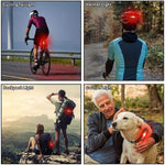 Fanale posteriore per bicicletta di tipo C ricaricabile per esterni con clip per penna, W677