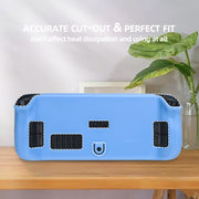 Per Steam Deck Hifylux ST-PF14 Console di gioco Custodia in silicone Antigraffio Custodia portatile antiscivolo Cordino, Silicone Case Black, Silicone Case Blue, Silicone Case Red, Silicone Case Orange