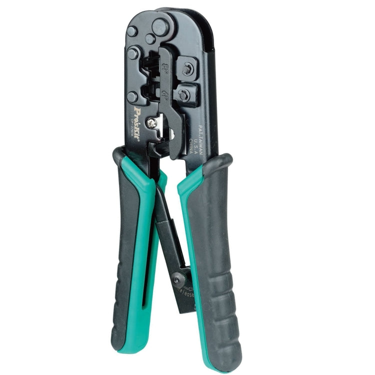 ProsKit CP-376TR 4P/6P/8P Pinze a crimpare per reti a tre usi, CP-376TR