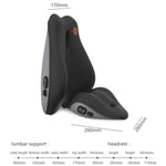 SR-21 Cuscino lombare per auto Poggiatesta Sedile Accessori in memory foam, Stile:, Ordinary Headrest (Black), Ordinary Headrest (Gray), Ordinary Headrest (Brown), Massage Headrest (Black), Massage Headrest (Gray), Massage Headrest (Brown)             ...