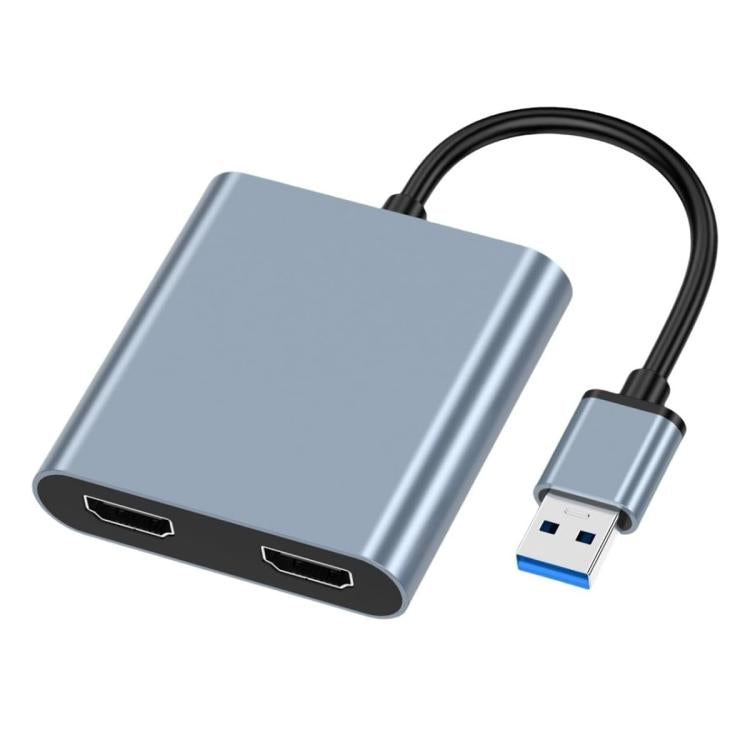 Convertitore da USB 3.0 a doppio HDMI ad alta definizione Estensore dello stesso schermo USB 4K, USB 3.0 To Dual HDMI