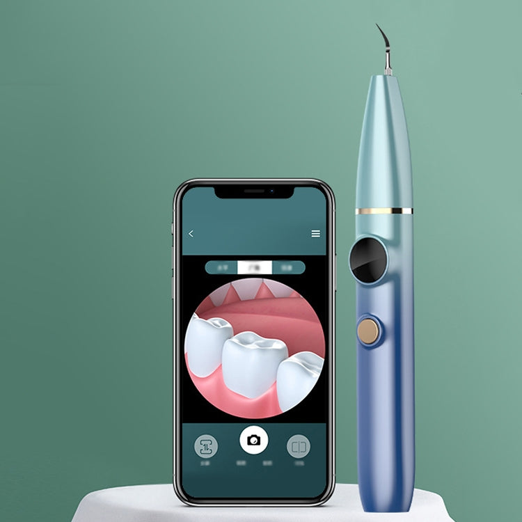 FY-B700 Visual Ultrasonic Scaler Tartaro Calcolo Dente Stain Remover Strumento di bellezza dentale, Blue Gradient, Red Blue Gradient