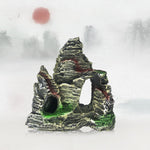 Ornamento decorativo dell'acquario della resina di simulazione del paesaggio dell'acquario di pietra, stile:, Cave Mountain C, Cave Mountain D, Small Rockery, Three-legged Rockery, Big Rockery, Shunfeng Mountain, Yu Mountain, Tianzhu Mountain          ...