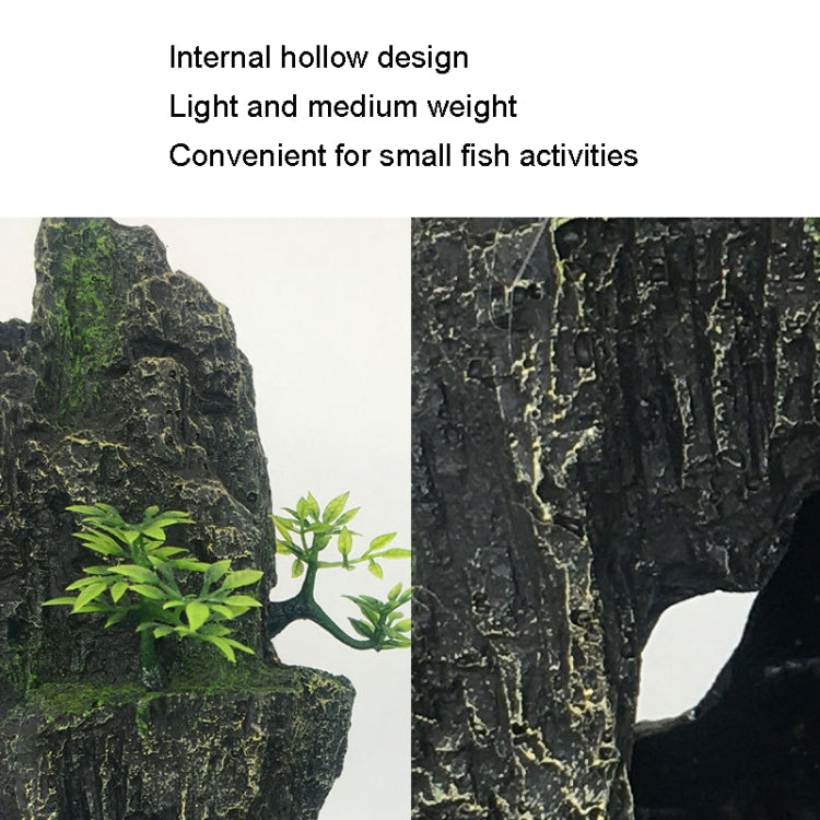Ornamento decorativo dell'acquario della resina di simulazione del paesaggio dell'acquario di pietra, stile:, Cave Mountain C, Cave Mountain D, Small Rockery, Three-legged Rockery, Big Rockery, Shunfeng Mountain, Yu Mountain, Tianzhu Mountain          ...