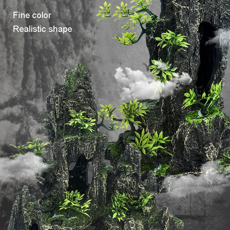 Ornamento decorativo dell'acquario della resina di simulazione del paesaggio dell'acquario di pietra, stile:, Cave Mountain C, Cave Mountain D, Small Rockery, Three-legged Rockery, Big Rockery, Shunfeng Mountain, Yu Mountain, Tianzhu Mountain          ...