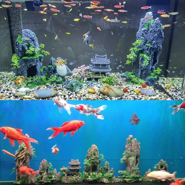 Ornamento decorativo dell'acquario della resina di simulazione del paesaggio dell'acquario di pietra, stile:, Cave Mountain C, Cave Mountain D, Small Rockery, Three-legged Rockery, Big Rockery, Shunfeng Mountain, Yu Mountain, Tianzhu Mountain          ...