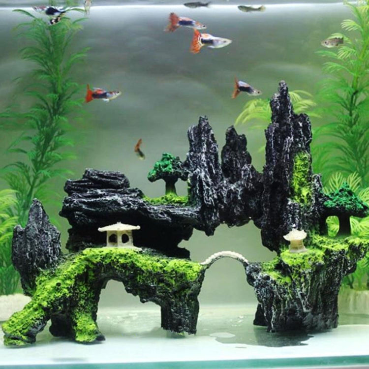 Ornamento decorativo dell'acquario della resina di simulazione del paesaggio dell'acquario di pietra, stile:, Cave Mountain C, Cave Mountain D, Small Rockery, Three-legged Rockery, Big Rockery, Shunfeng Mountain, Yu Mountain, Tianzhu Mountain          ...