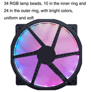 FANNER 2020 5V ARGB 20cm Grande volume d'aria Scheda madre lenta Shenguang Ventola del telaio sincronizzata, 2020