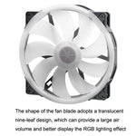 FANNER 2020 5V ARGB 20cm Grande volume d'aria Scheda madre lenta Shenguang Ventola del telaio sincronizzata, 2020
