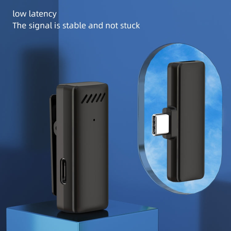 Microfono lavalier wireless con cancellazione rumore e custodia