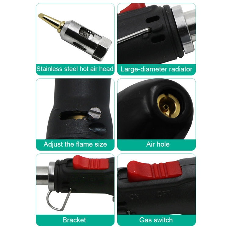 Saldatore a gas 3 in 1 con torcia a gas Saldatore a gas a forma di penna