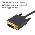 Cavo adattatore 1080P DP a DVI HD Spina placcata in oro, DP31 1.8m, DP31 3m