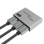 Commutatore bidirezionale 8K 60HZ 1.4V 2 In 1 Out DP, Grey