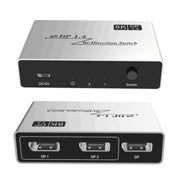 Commutatore bidirezionale 8K 60HZ 1.4V 2 In 1 Out DP, Grey