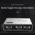 Commutatore bidirezionale 8K 60HZ 1.4V 2 In 1 Out DP, Grey