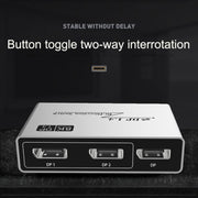 Commutatore bidirezionale 8K 60HZ 1.4V 2 In 1 Out DP, Grey