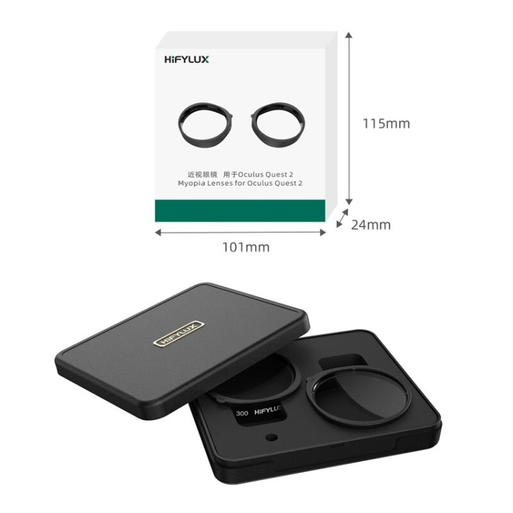 Lenti asferiche miopia per Oculus Quest 2 in resina
