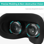 Lenti asferiche miopia per Oculus Quest 2 in resina