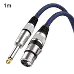 Cavo bilanciato XLR maschio a jack TRS 6,35 mm