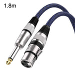 Cavo bilanciato XLR maschio a jack TRS 6,35 mm