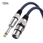 Cavo bilanciato XLR maschio a jack TRS 6,35 mm