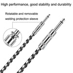Cavo chitarra TS 6,35 mm con nucleo in rame 0,15-10 m