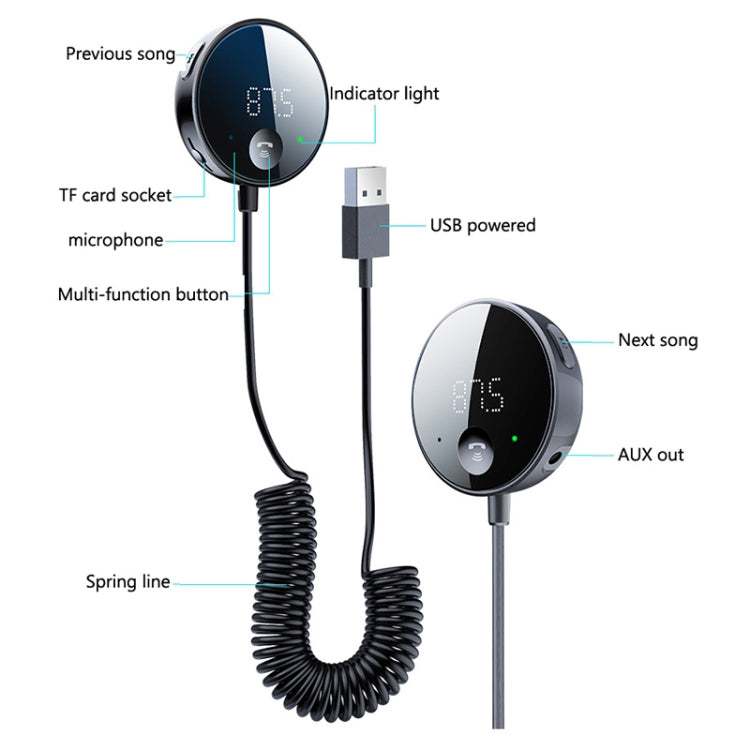 Ricevitore Bluetooth per auto Lettore MP3 Trasmettitore musicale FM, S-23, S-23 With Bracket