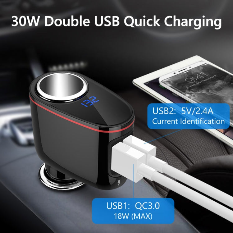 Accendisigari multifunzionale per auto 100W One for Two Caricabatterie ad alta potenza, S-06A, S-06 Bluetooth
