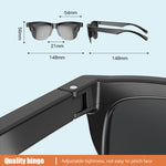 Occhiali da sole Bluetooth 5.3 con cuffie wireless
