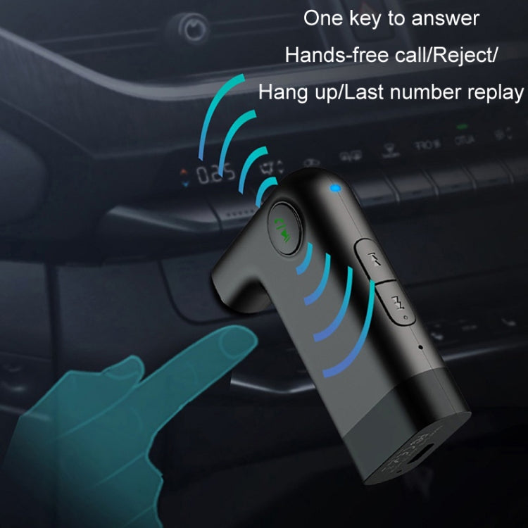 S-18 Mini adattatore audio AUX per auto Ricevitore wireless Bluetooth 5.0, S-18