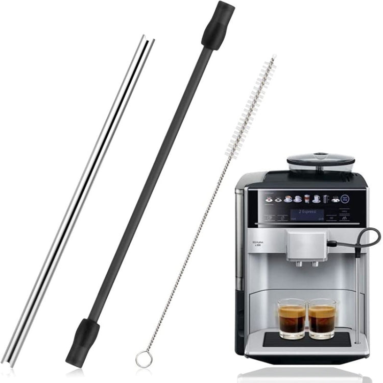 Per Bosch VeroAroma/Siemens EQ.6 Serie Macchina da caffè Tubo del latte e set di spazzole per la pulizia, Brush Set(Dark Gray)