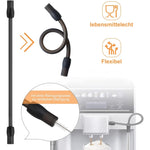 Per Bosch VeroAroma/Siemens EQ.6 Serie Macchina da caffè Tubo del latte e set di spazzole per la pulizia, Brush Set(Dark Gray)