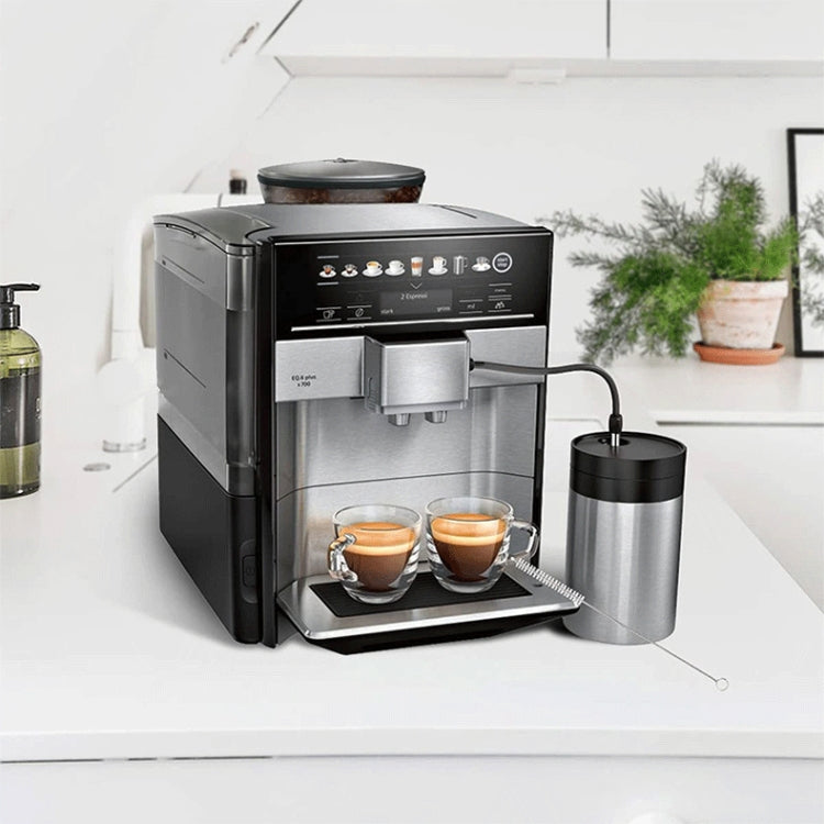 Per Bosch VeroAroma/Siemens EQ.6 Serie Macchina da caffè Tubo del latte e set di spazzole per la pulizia, Brush Set(Dark Gray)