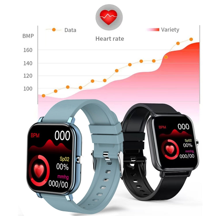 H10 Smart Watch con chiamata Bluetooth con schermo da 1,69 pollici, supporto frequenza cardiaca/pressione sanguigna/monitoraggio del sonno, Black, Pink, Yellow, Grey, Blue Net+Silicone, Black Net+Silicone, Pink Net+Silicone, Gold Net+Silicone          ...