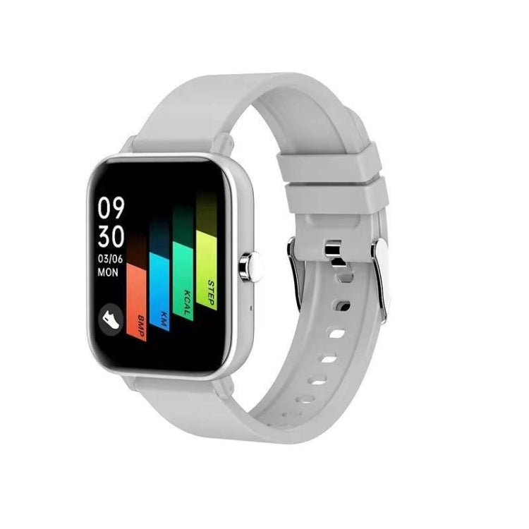 H10 Smart Watch con chiamata Bluetooth con schermo da 1,69 pollici, supporto frequenza cardiaca/pressione sanguigna/monitoraggio del sonno, Black, Pink, Yellow, Grey, Blue Net+Silicone, Black Net+Silicone, Pink Net+Silicone, Gold Net+Silicone          ...