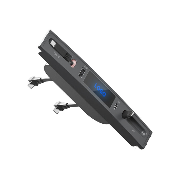 Per Tesla Model 3 / Y 27W Caricatore interno rapido HUB docking station USB-C/tipo-C intelligente, PT-DSL-2 Type-C