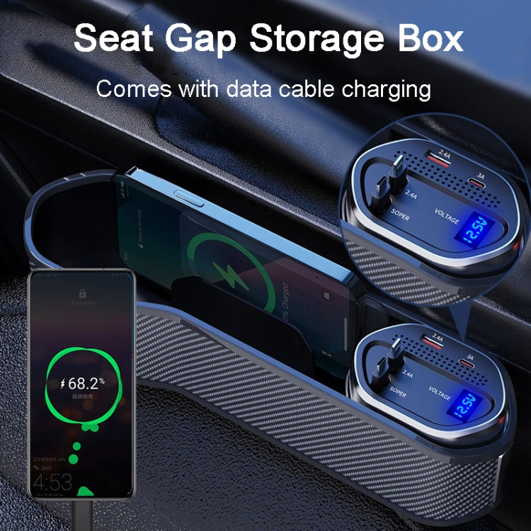 Vano portaoggetti del sedile del veicolo Organizer Tasca laterale della console del sedile anteriore, Specifiche:, Wireless Charging Ordinary  Wire, No Wireless Charging Ordinary Wire, Wireless Charging Upgrade Wire, No Wireless Charging Upgrade Wire