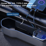 Vano portaoggetti del sedile del veicolo Organizer Tasca laterale della console del sedile anteriore, Specifiche:, Wireless Charging Ordinary  Wire, No Wireless Charging Ordinary Wire, Wireless Charging Upgrade Wire, No Wireless Charging Upgrade Wire