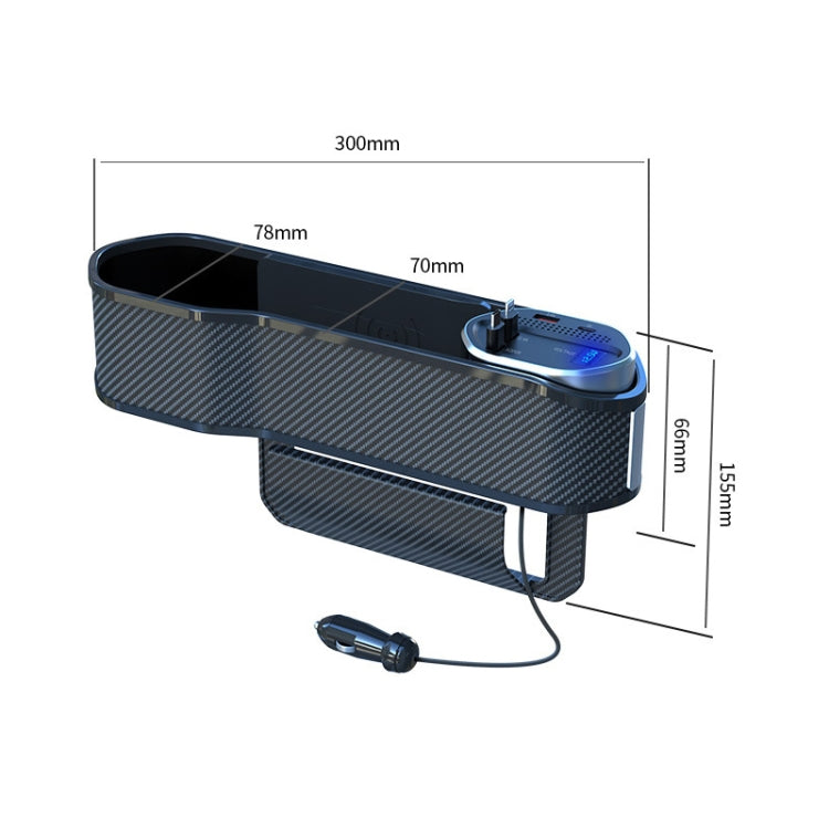 Vano portaoggetti del sedile del veicolo Organizer Tasca laterale della console del sedile anteriore, Specifiche:, Wireless Charging Ordinary  Wire, No Wireless Charging Ordinary Wire, Wireless Charging Upgrade Wire, No Wireless Charging Upgrade Wire
