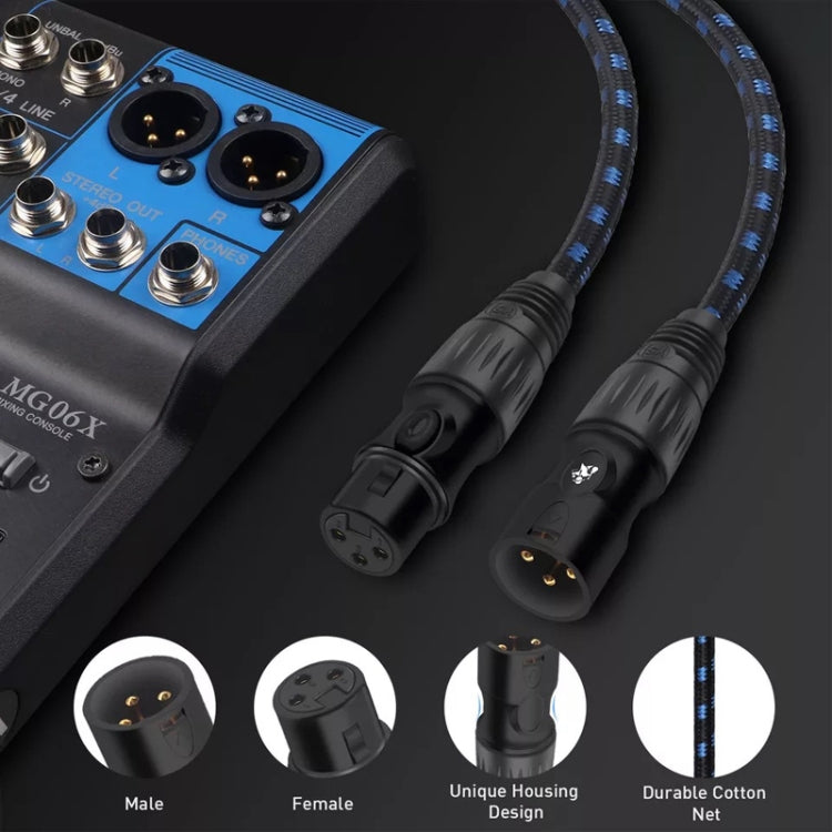 Cavo audio XLR maschio a femmina per microfono 1-20m