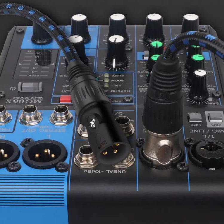 Cavo audio XLR maschio a femmina per microfono 1-20m