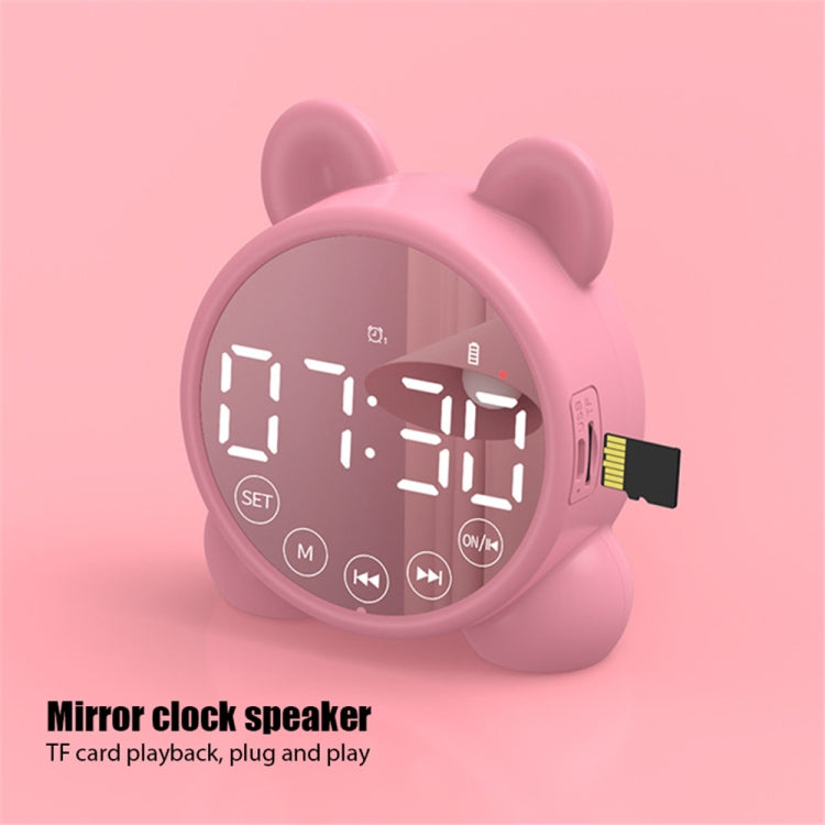 Mini Orologio Specchio Bluetooth con Radio FM