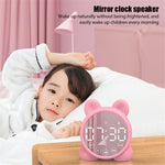 Mini Orologio Specchio Bluetooth con Radio FM
