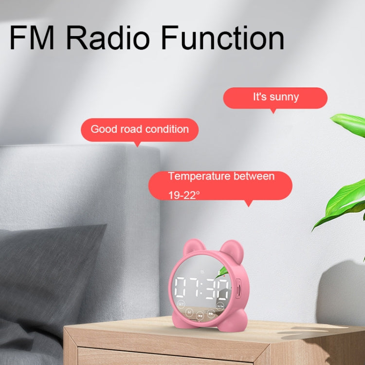 Mini Orologio Specchio Bluetooth con Radio FM