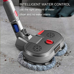 Aspirapolvere elettrico con mopping e serbatoio acqua integrato