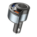 5V3A Accendisigari PD Caricabatteria da auto multifunzionale a ricarica super veloce, 5V 3A Black, 5V 3A White