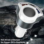 5V3A Accendisigari PD Caricabatteria da auto multifunzionale a ricarica super veloce, 5V 3A Black, 5V 3A White